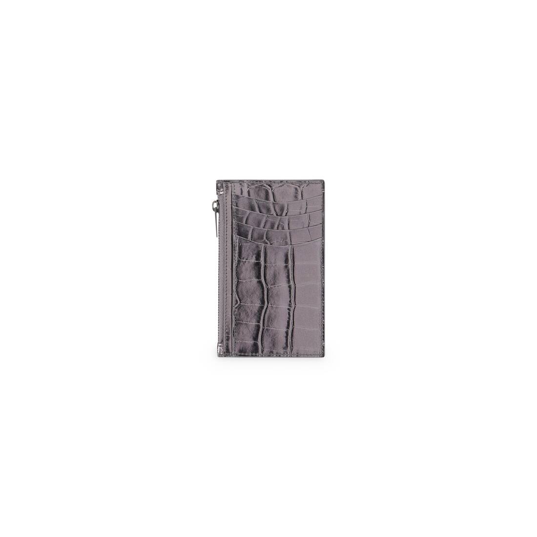 Women's Hourglass Long Coin And Card Holder in Black/white - 3