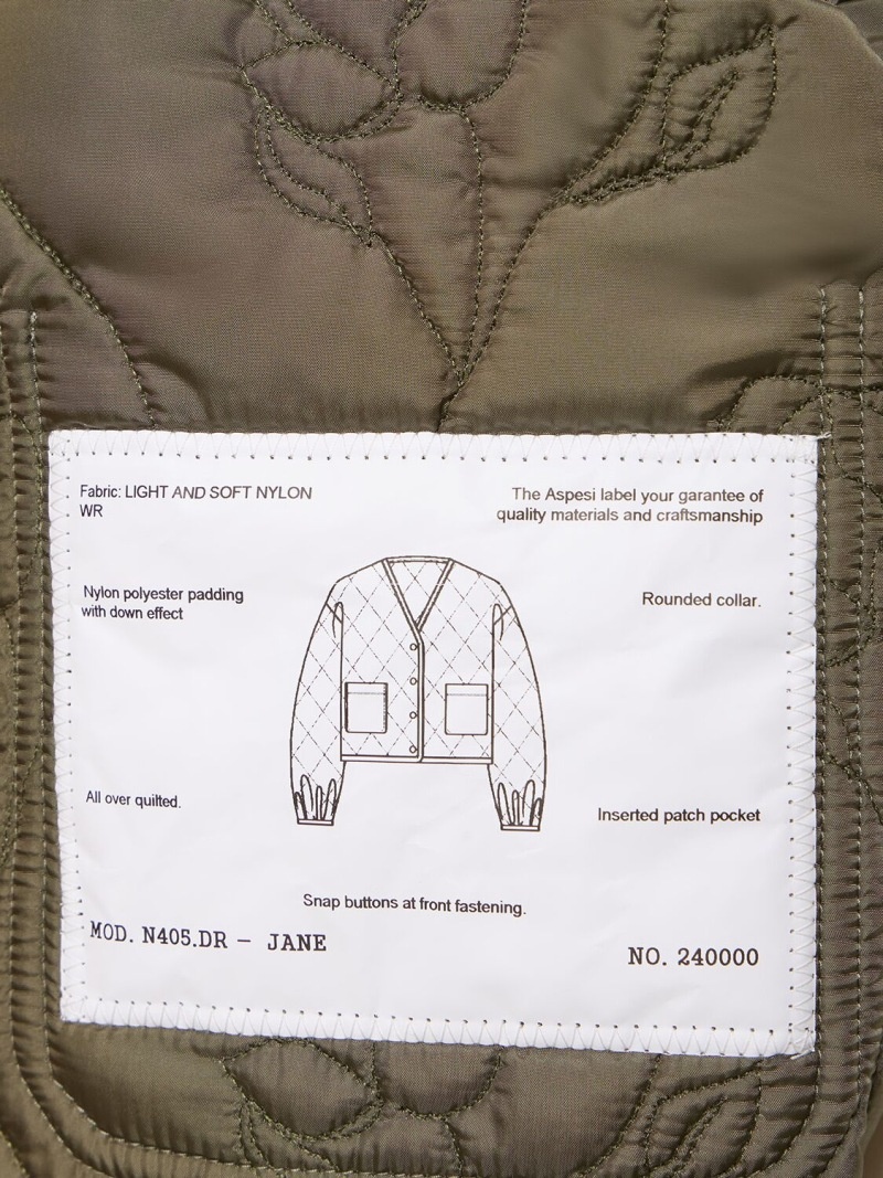 Quilted nylon short jacket - 7