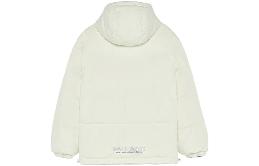 New Balance Logo Sportswear Puffer 'White Blue' 5PC44733-IV - 2