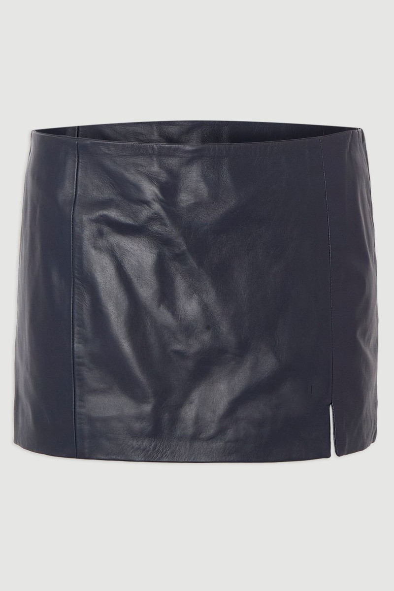 Leather Micro Mini Skirt 4