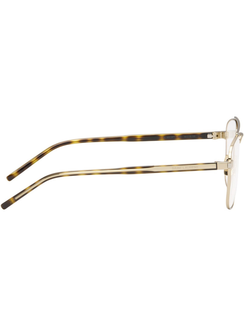 SAINT LAURENT Gold SL 665 Glasses outlook