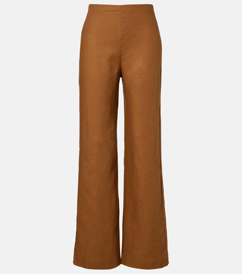 Ilride linen wide-leg pants 1