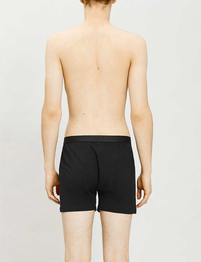 Sunspel Elasticated slim-fit cotton boxers outlook