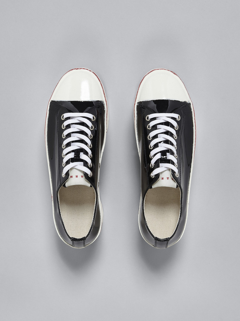 PATENT LEATHER PLATFORM SNEAKER 4