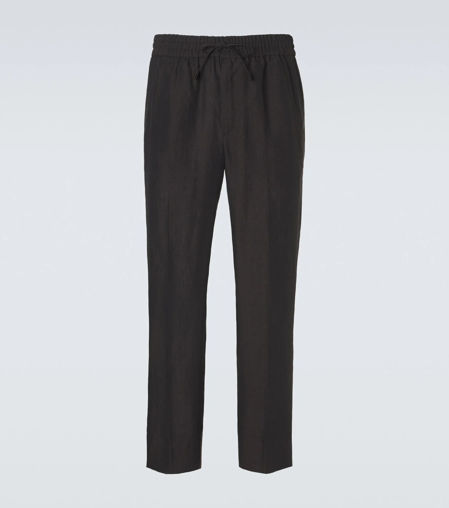 Linen straight pants - 1