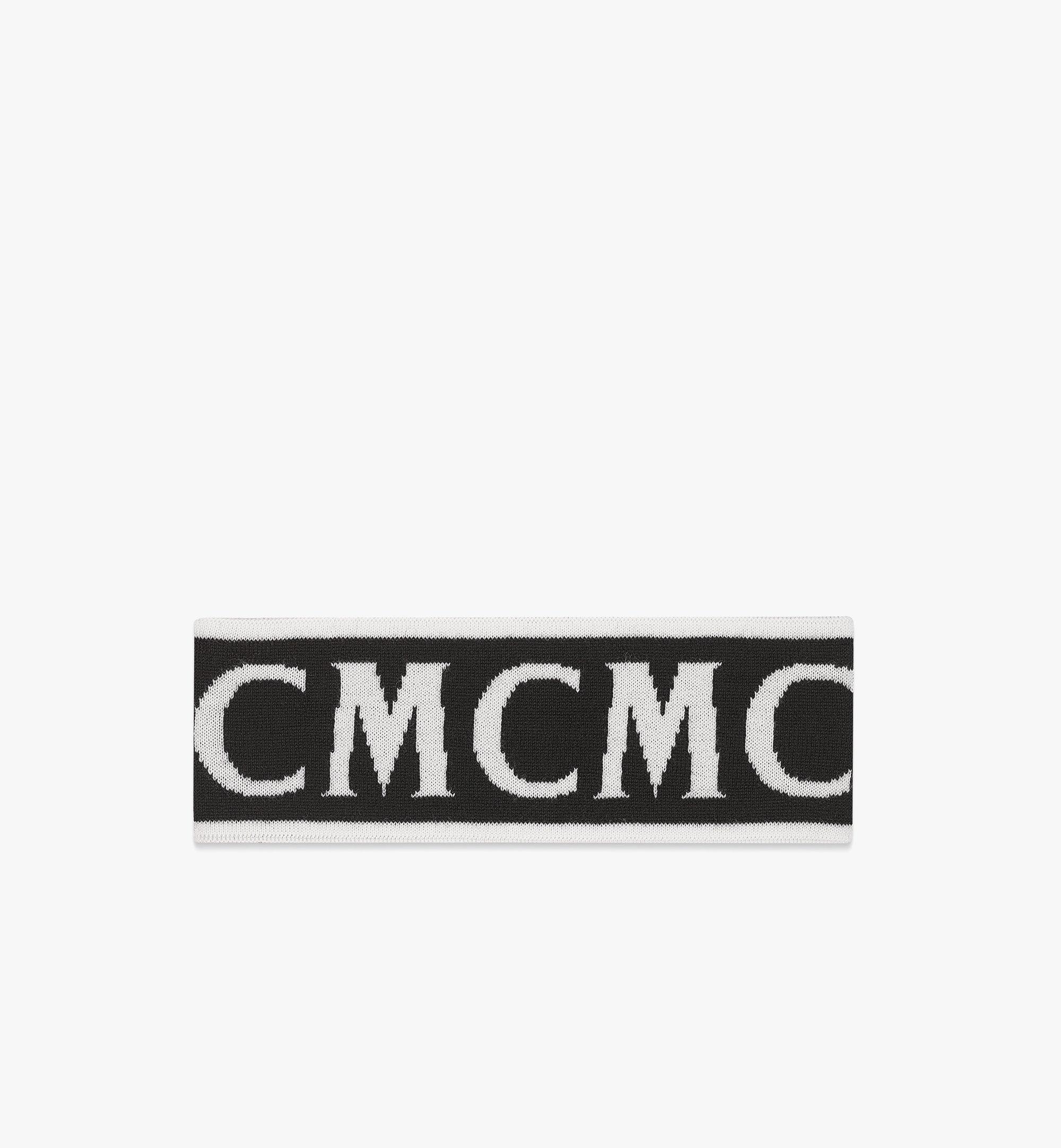 MCM Monogram Jacquard Wool Headband - 1