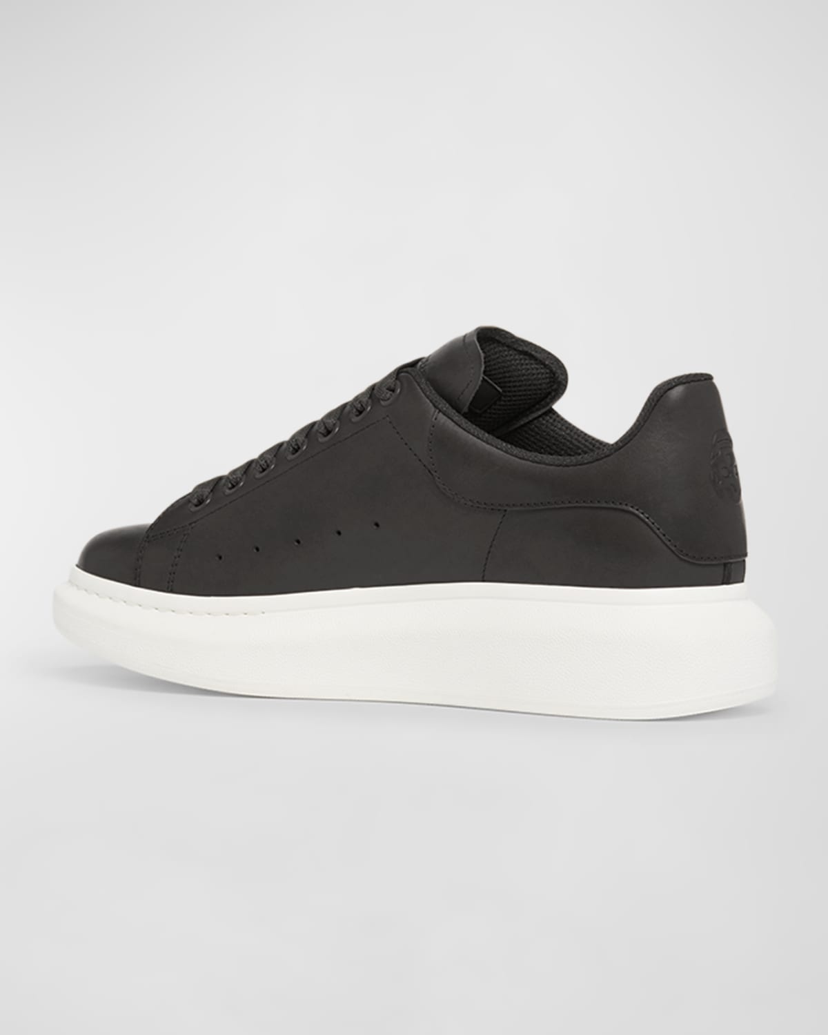Men's Oversized Leather Low-Top Sneakers - 4