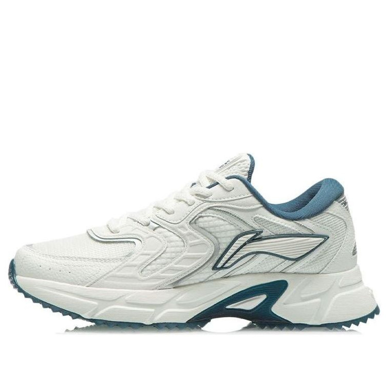 Li-Ning Retro Running Shoes 'White Teal' ARLR013-1 - 1