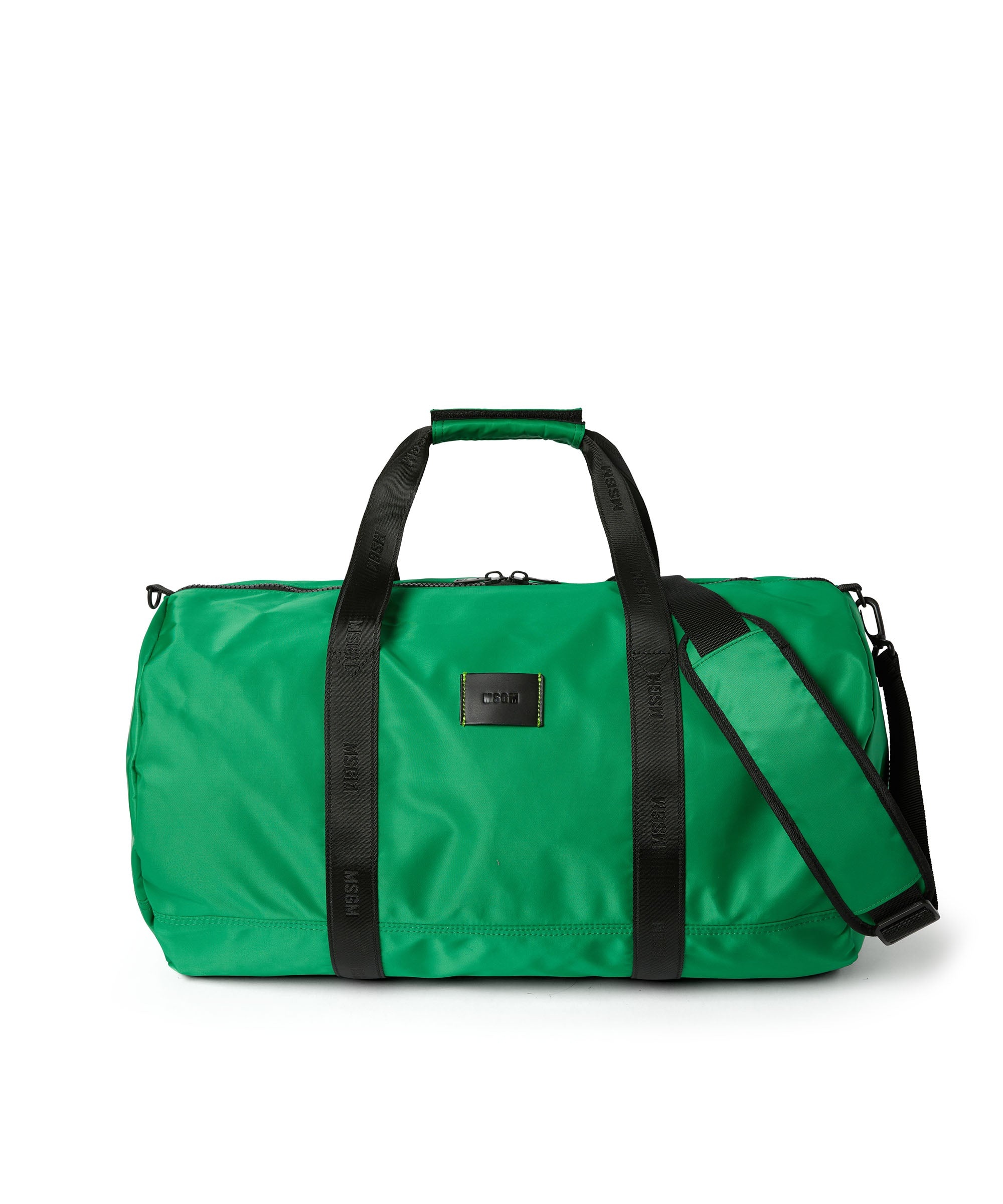 MSGM signature nylon duffle bag - 1