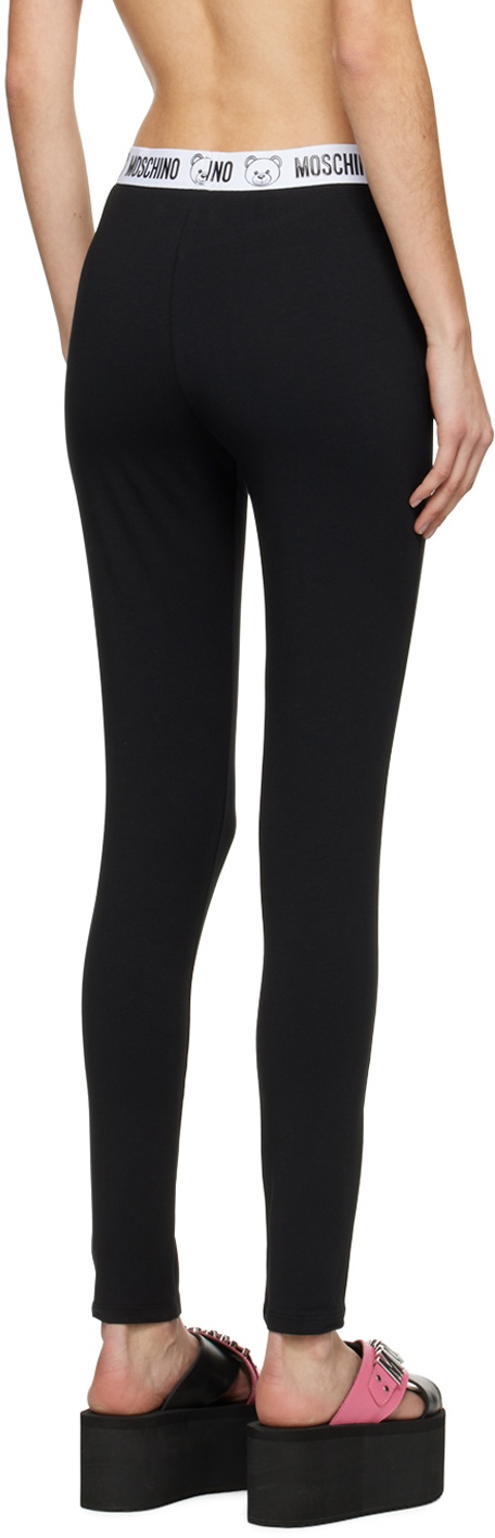 Black Bonded Leggings - 3