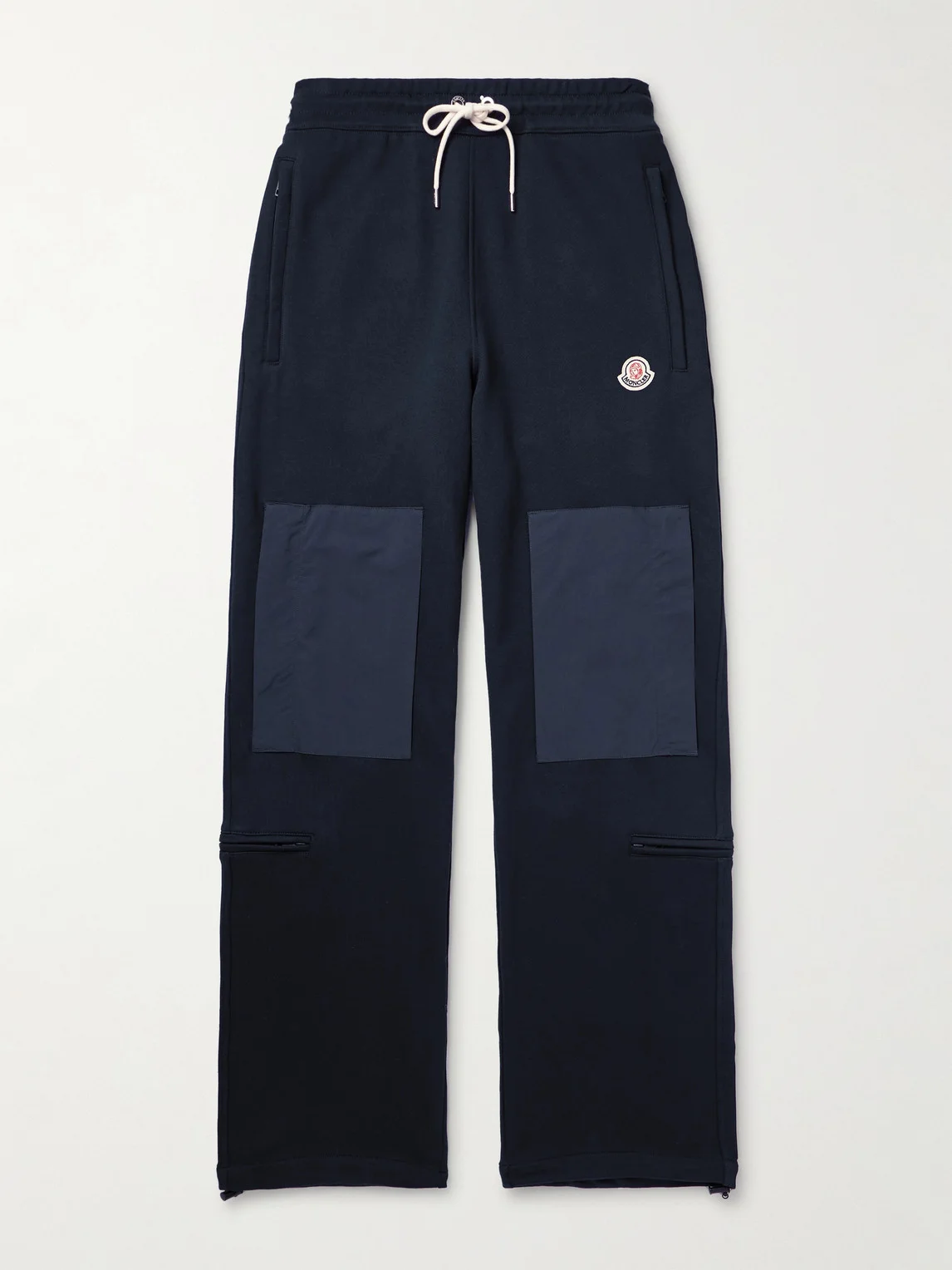 Billionaire Boys Club Straight-Leg Shell-Trimmed Cotton-Jersey Sweatpants - 1