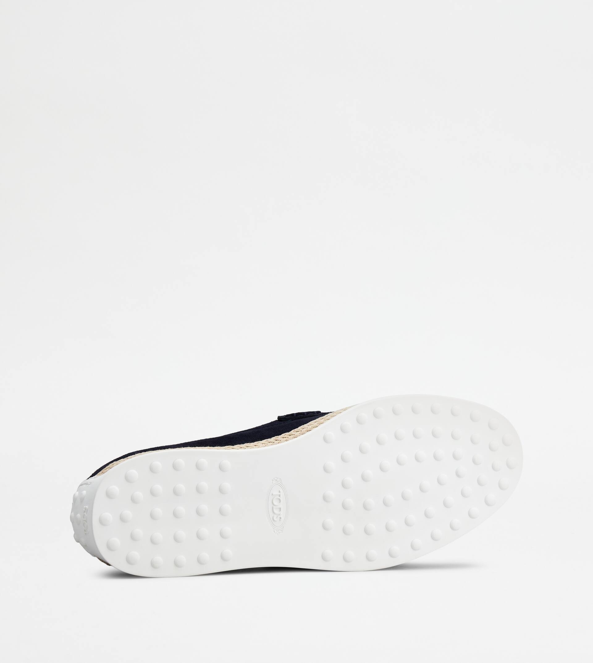 SLIP-ONS IN SUEDE - BLUE - 4