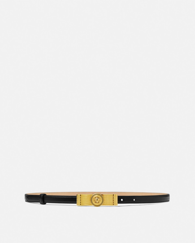 Gianni Ribbon Leather Belt 0.6" - 1