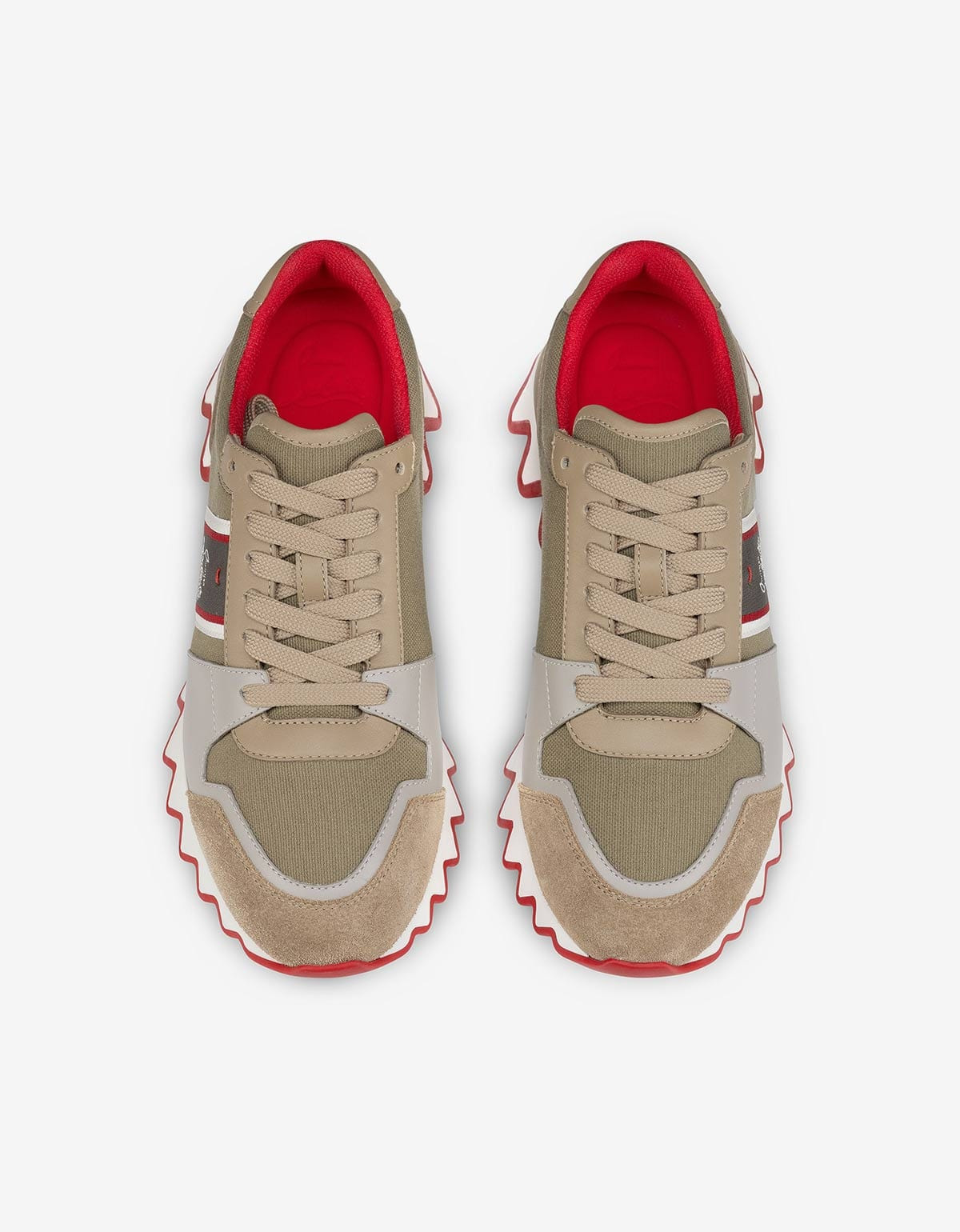 Christian Louboutin Nastroshark Saharienne Beige Trainers - 4