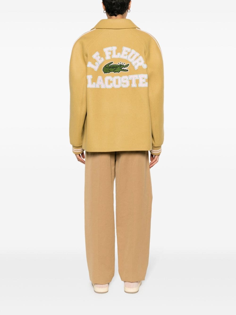 x Le Fleur logo-patches varsity jacket - 2