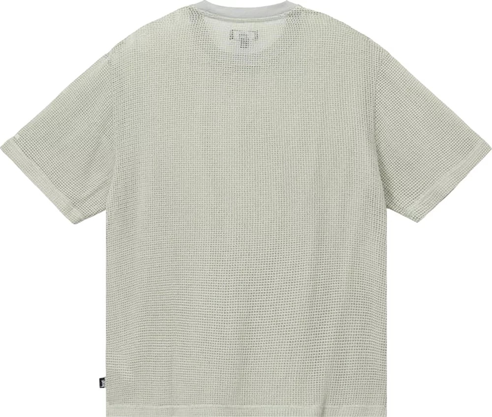 STUSSY Men Cotton Mesh Short-Sleeve Crew Tee - 2