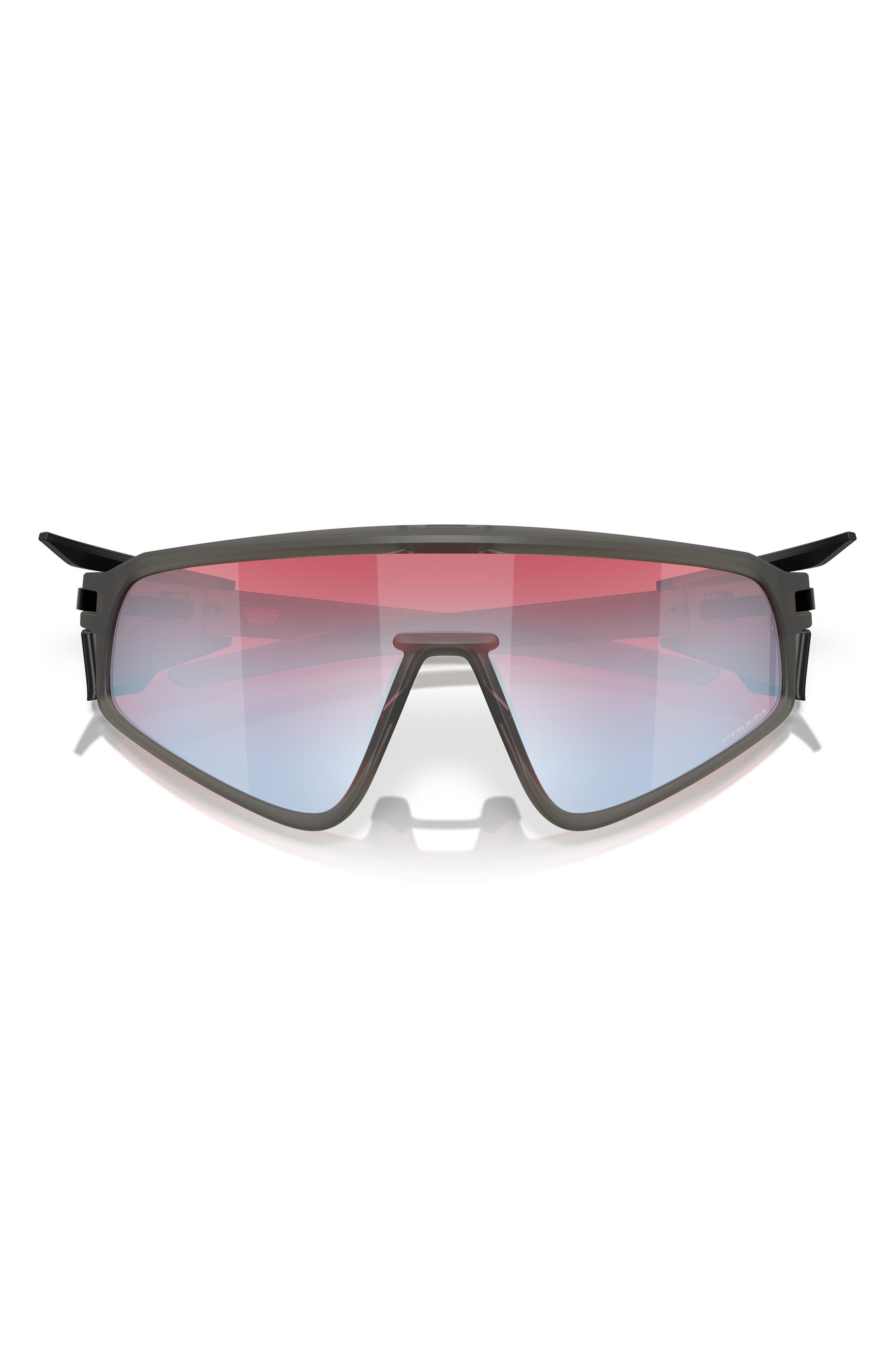 Oakley Latch Panel Rectangular Sunglasses in Grey at Nordstrom - 4