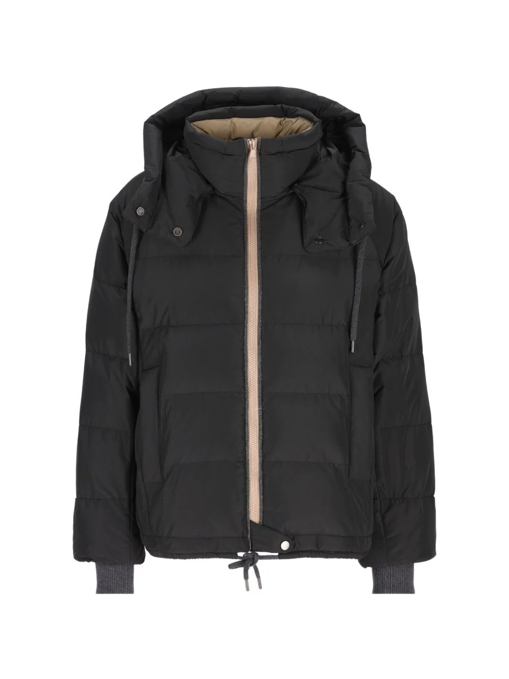 Monili-trim padded jacket - 1