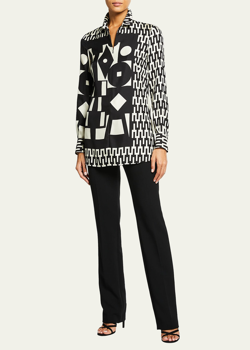 AKRIS Melissa Slim Ankle-Cut Pants outlook