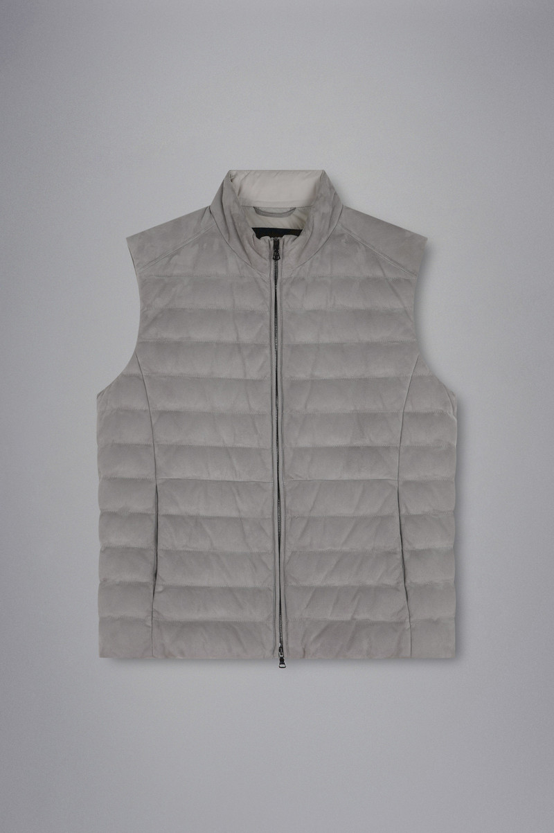 AQUALEATHER SUEDE GILET 1