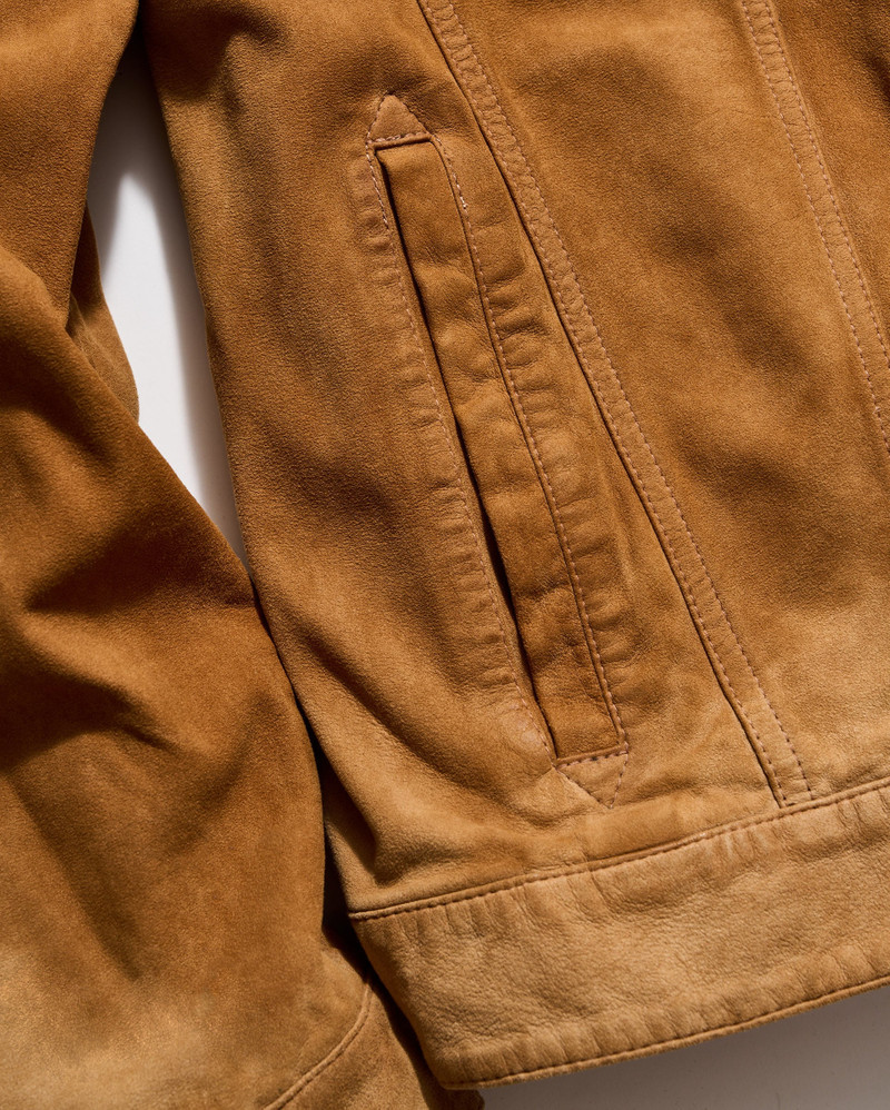 Waxed Suede Tupelo Trucker Jacket 5