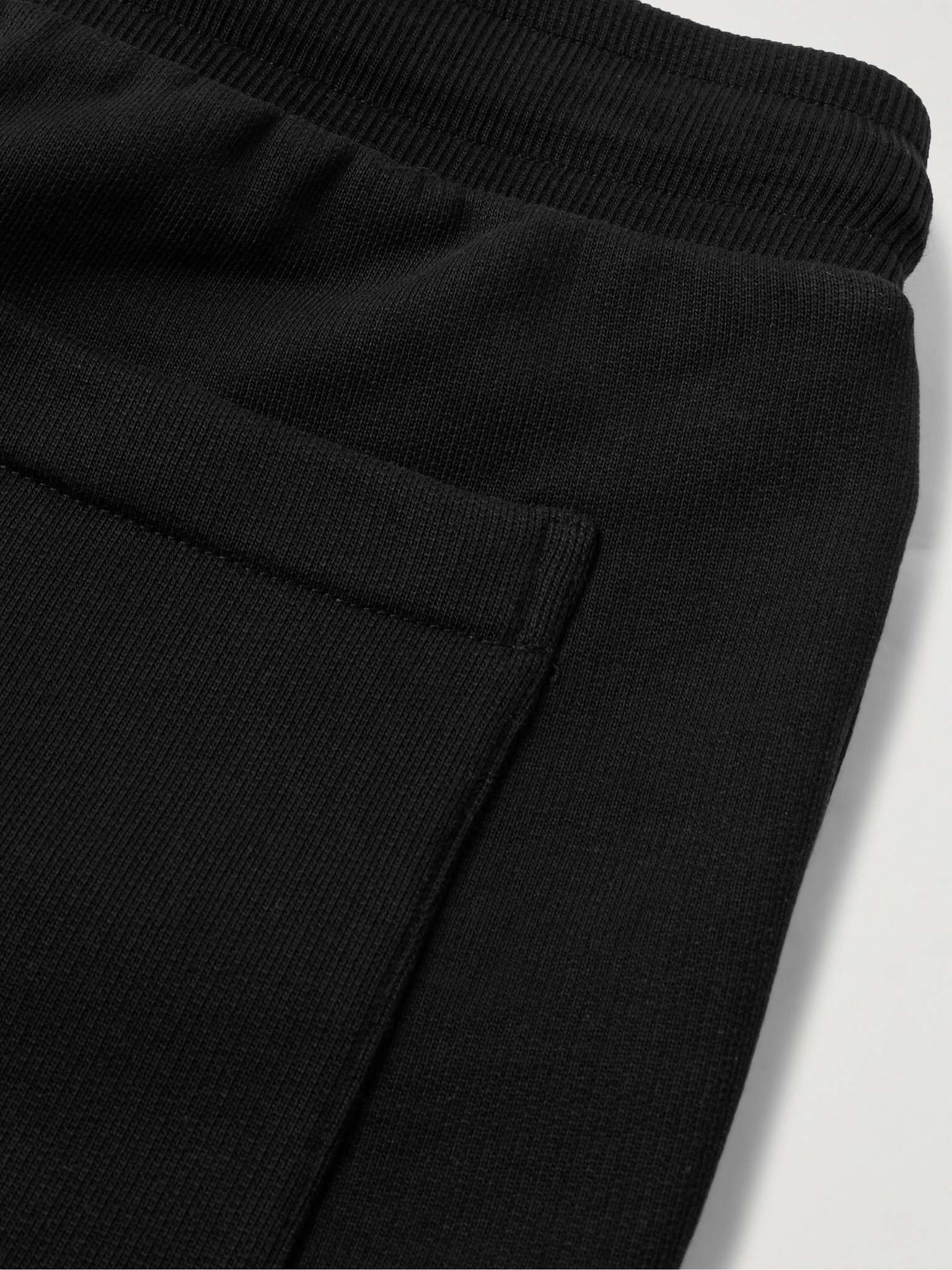 Tapered Logo-Embroidered Organic Cotton-Jersey Sweatpants - 5