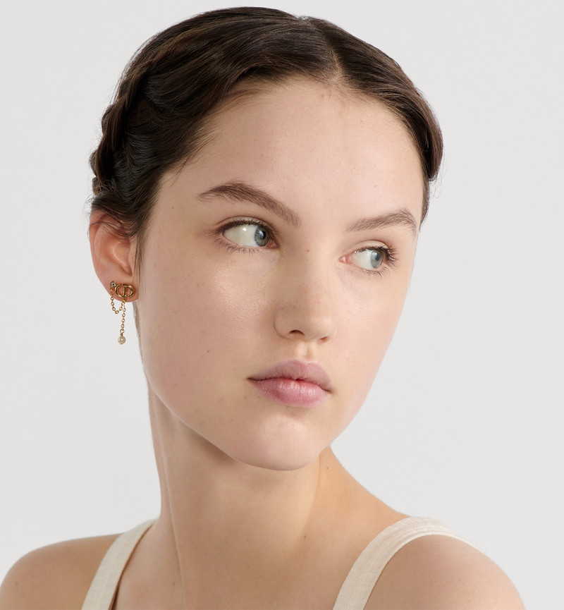 CD Navy Earrings 1