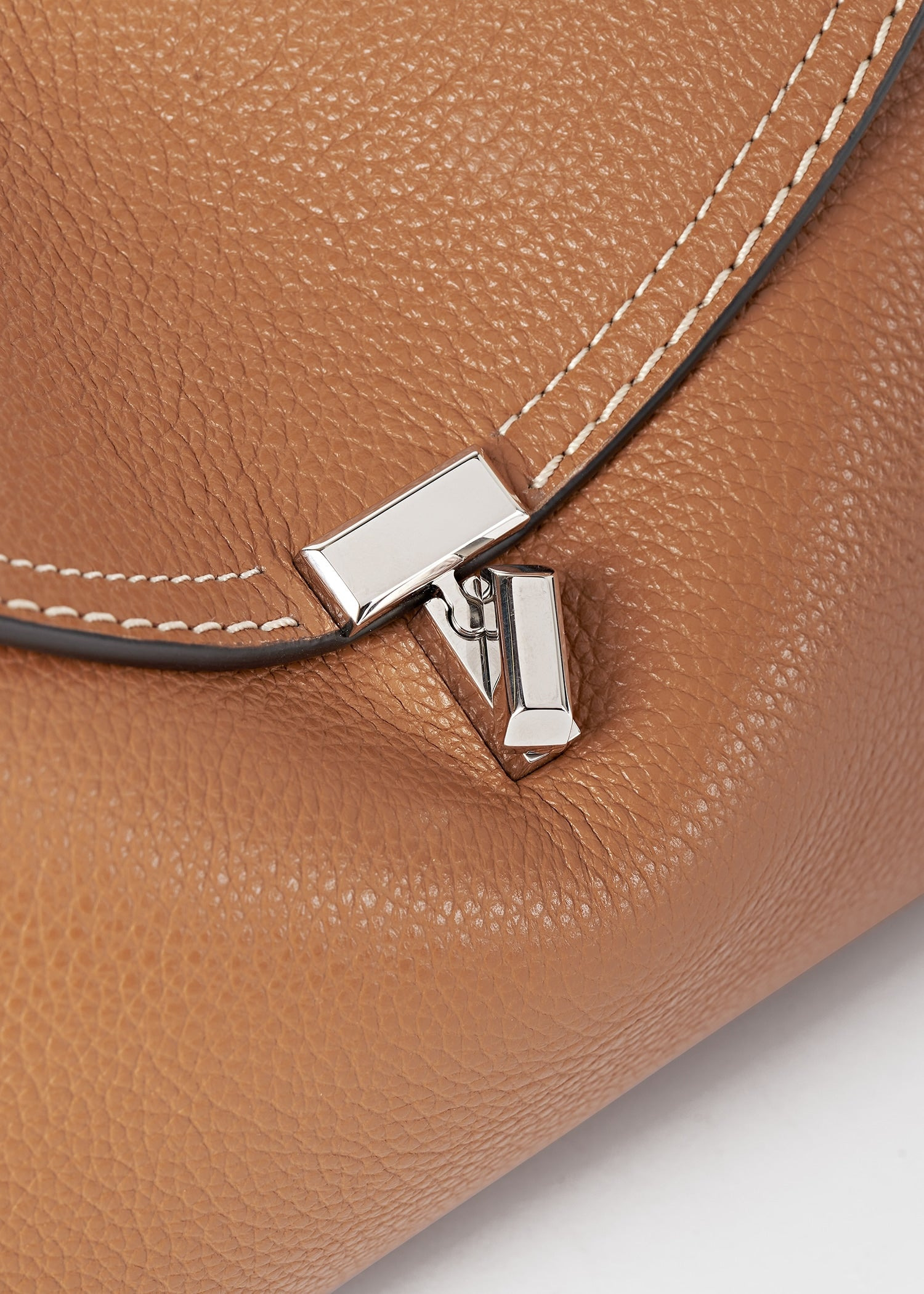 T-Lock clutch tan grain - 6