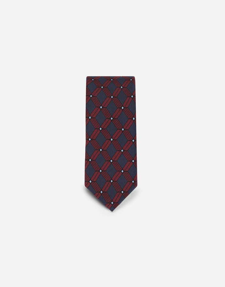 6-cm tie-design silk jacquard blade tie - 2
