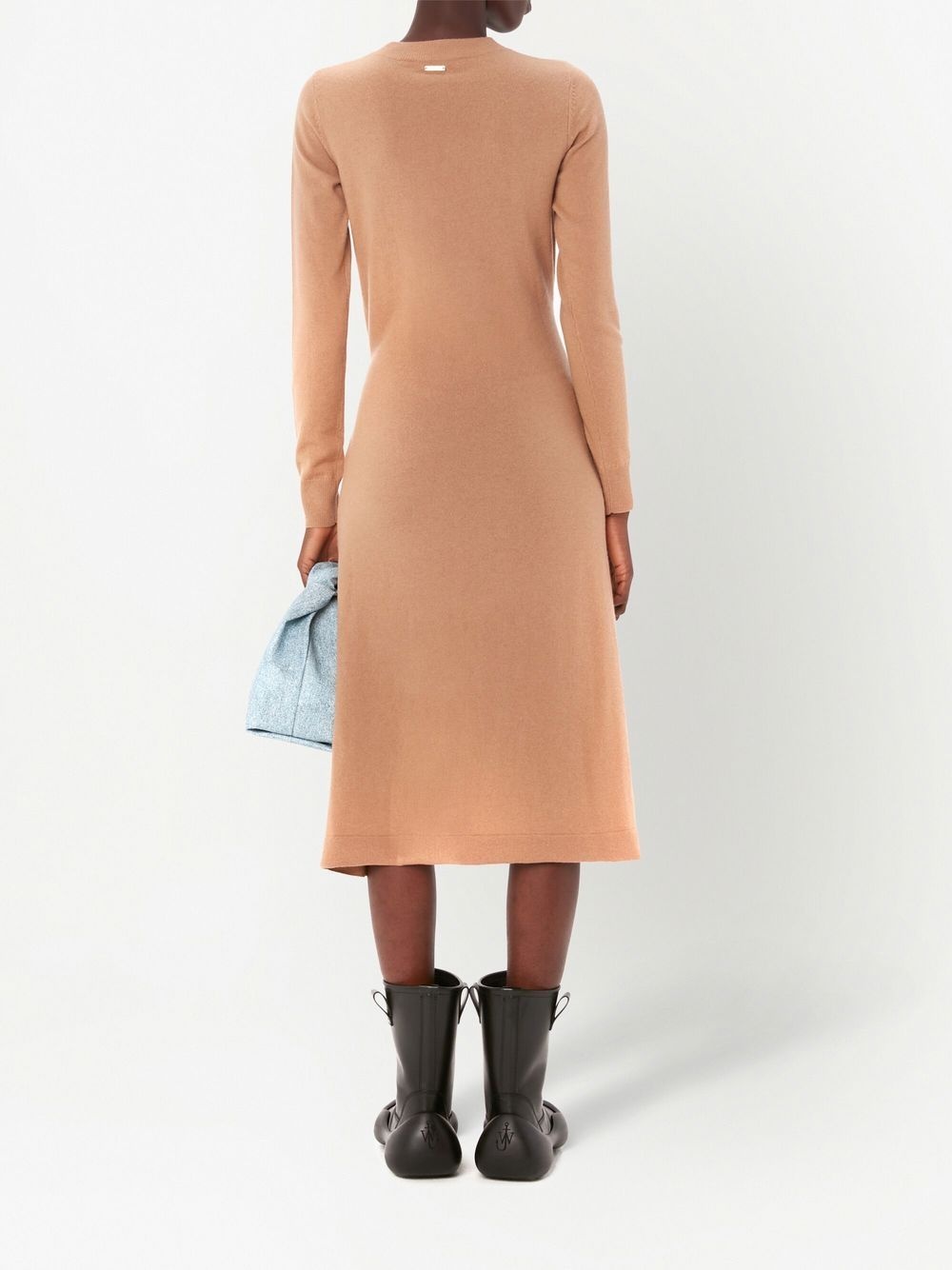 buckled-waist knit dress - 4