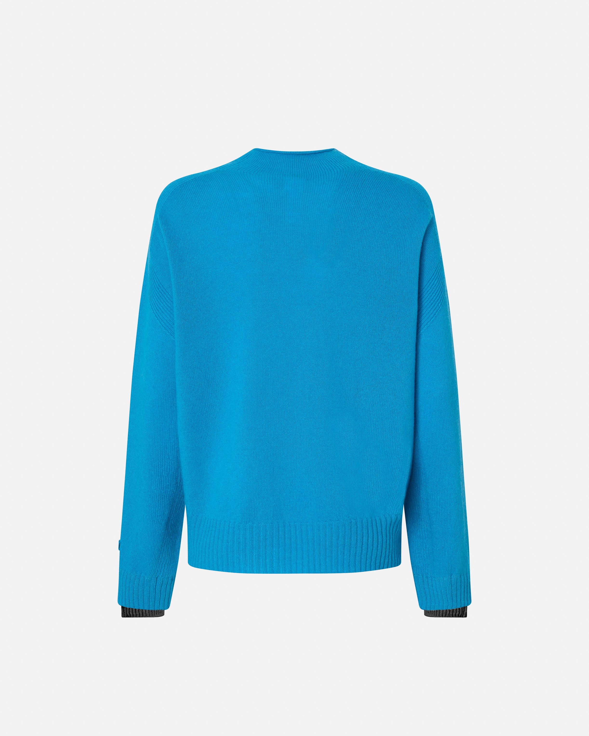 WOOL AND CASHMERE SWEATER WITH STAND-UP COLLAR - 6