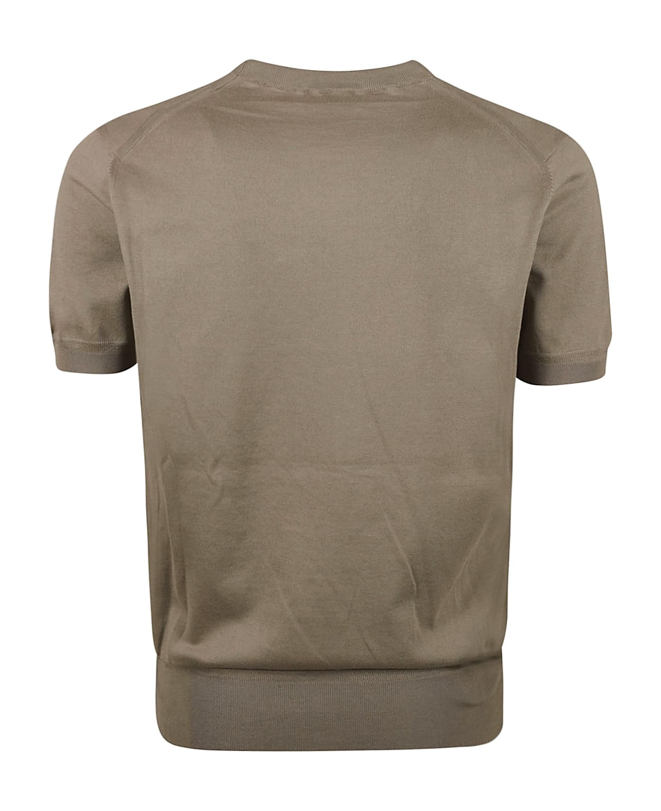 Rib Trim Regular Polo Shirt - 2