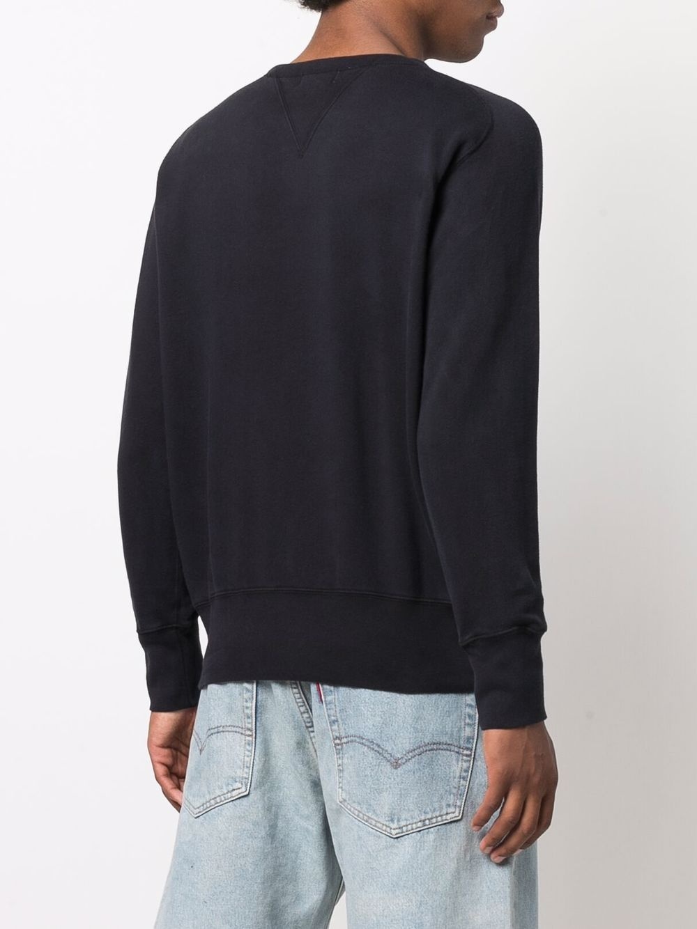 solid-colour crewneck sweatshirt - 4