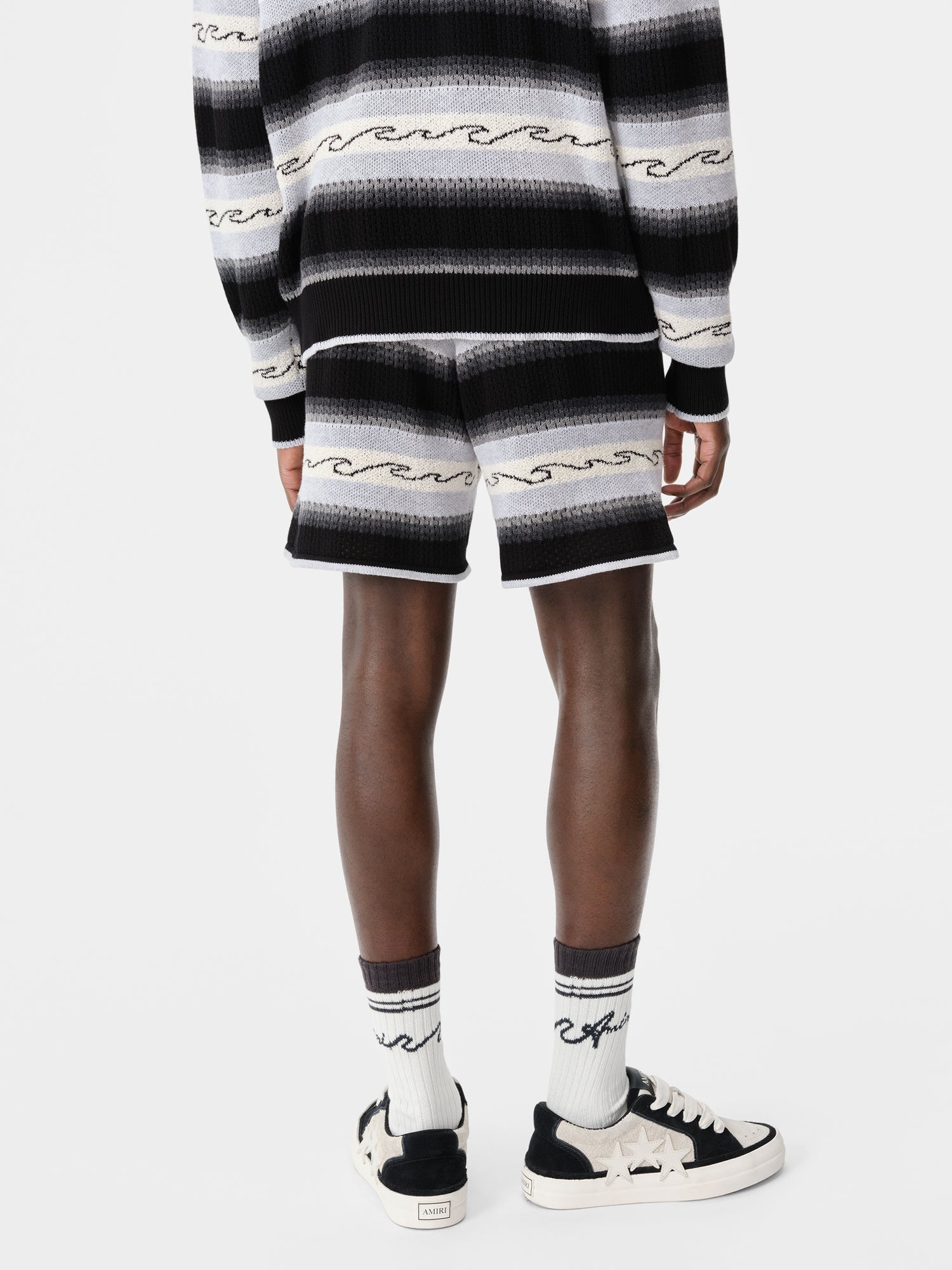 AMIRI WAVE BAJA STRIPE SHORT - 4