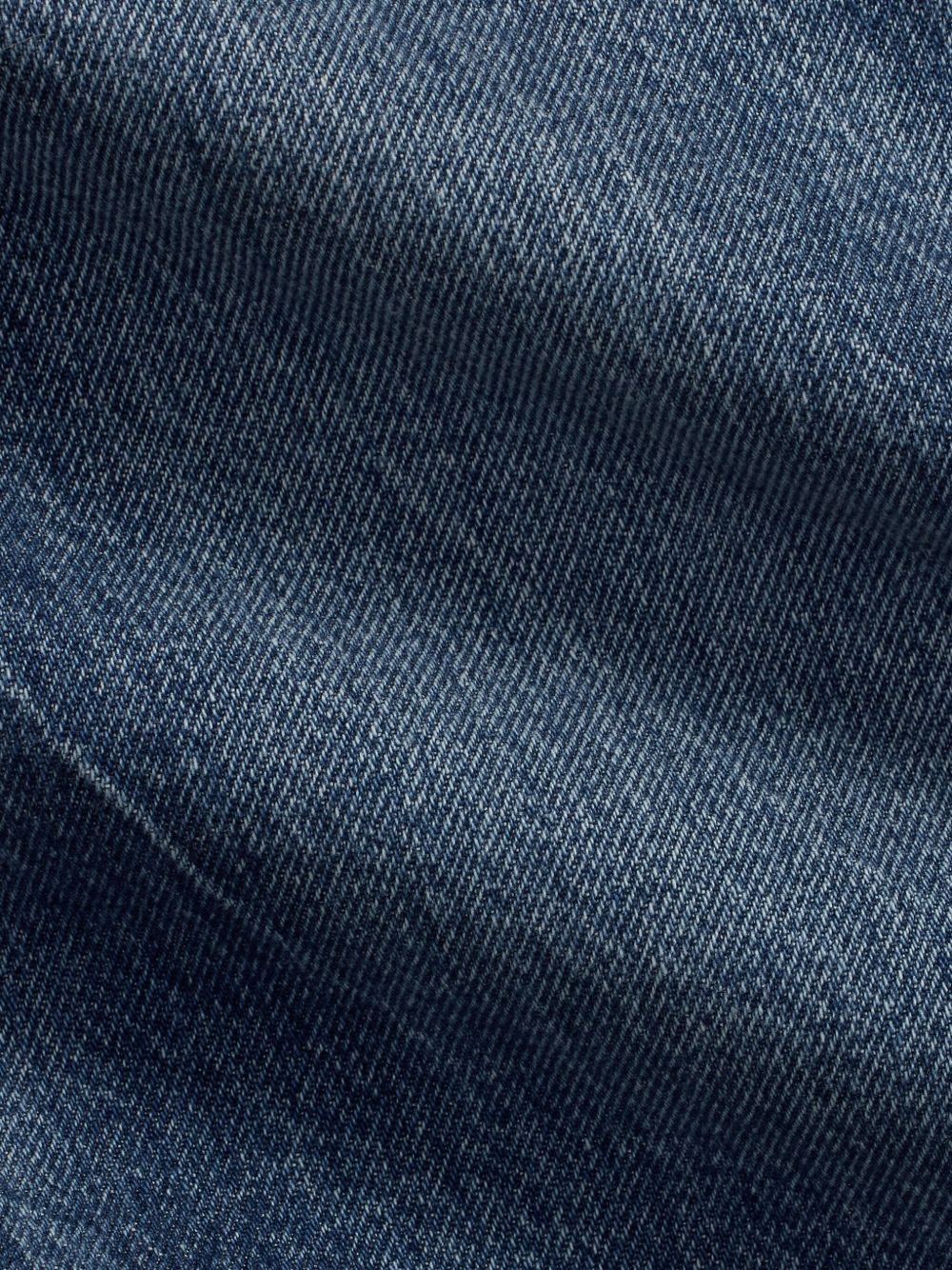 faded straight-leg jeans - 3