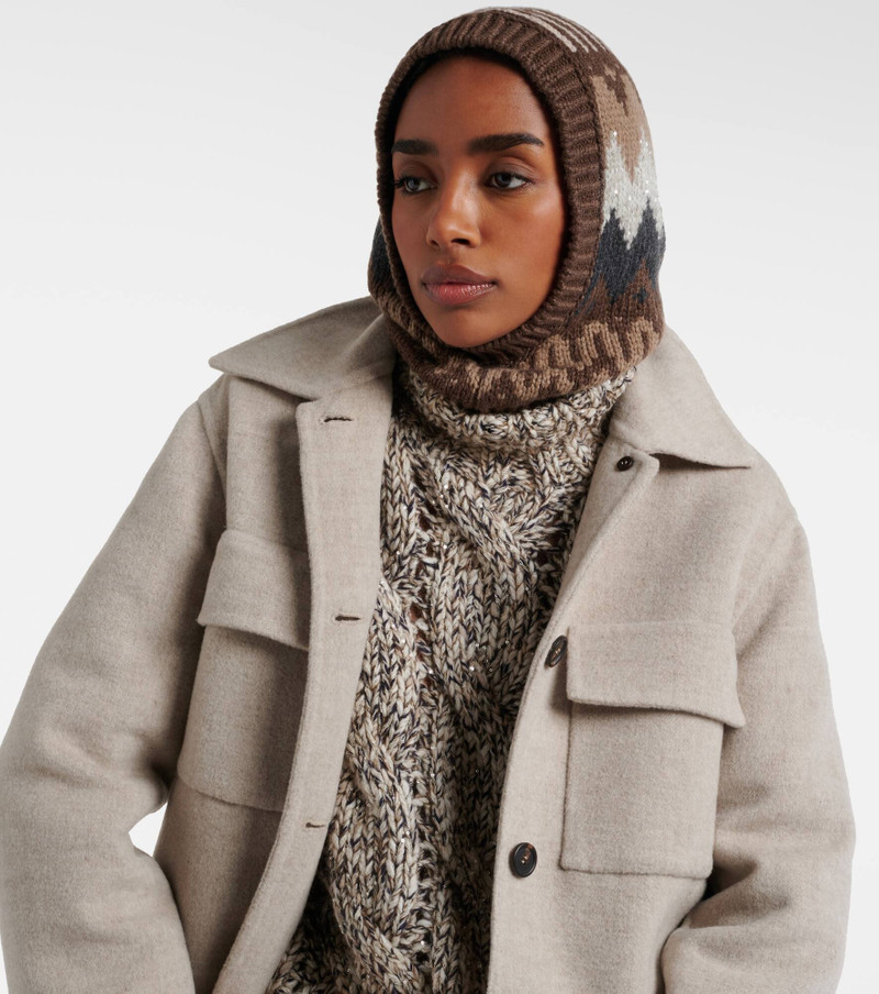 Brunello Cucinelli Cashmere hood outlook