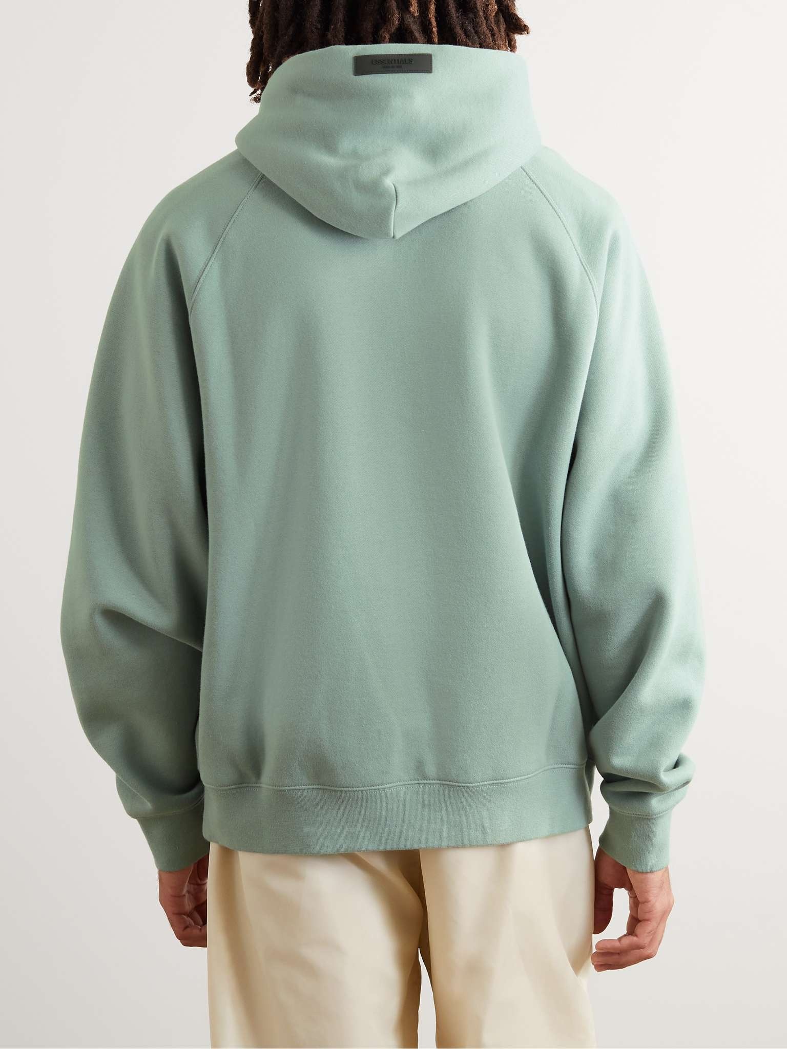 Logo-Appliquéd Fleece-Back Cotton-Blend Jersey Hoodie - 4