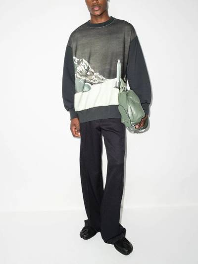 UNDERCOVER graphic-print crew neck sweatshirt outlook