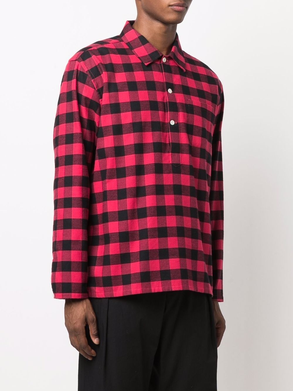 MILITARY tartan-check shirt - 3