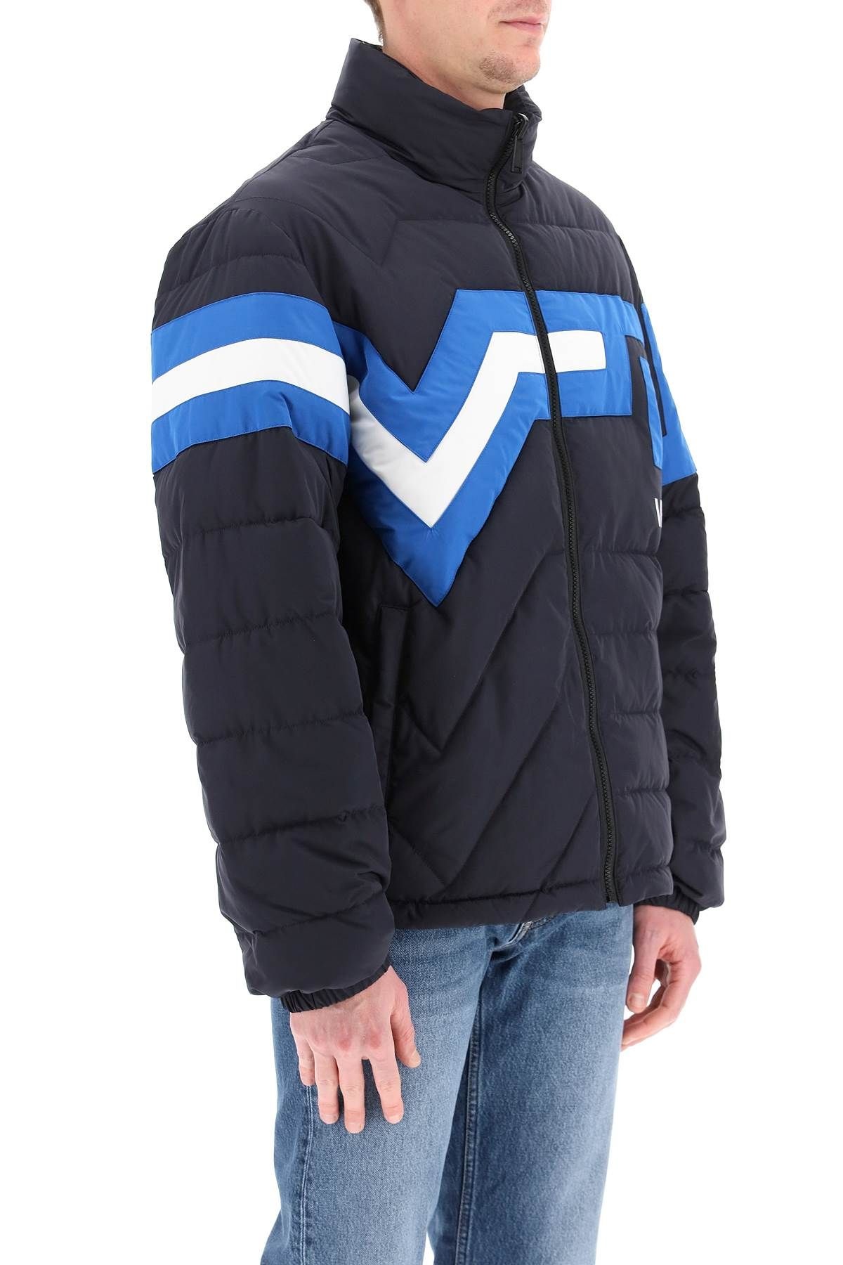 REVERSIBLE DOWN JACKET WITH GRECA MOTIF - 3