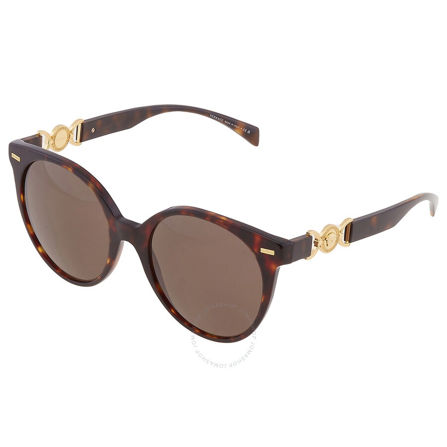 Versace Brown Oval Ladies Sunglasses VE4442 108/3 55 - 4