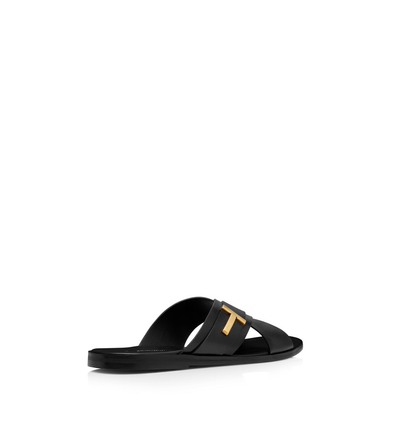 GRAIN LEATHER PRESTON SANDAL 3