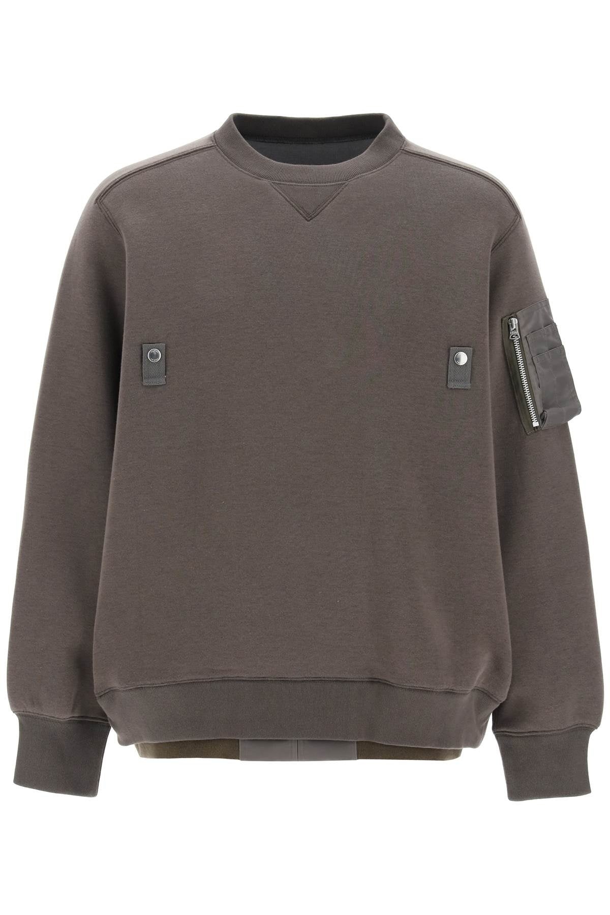 DOUBLE HEM SWEATSHIRT - 1