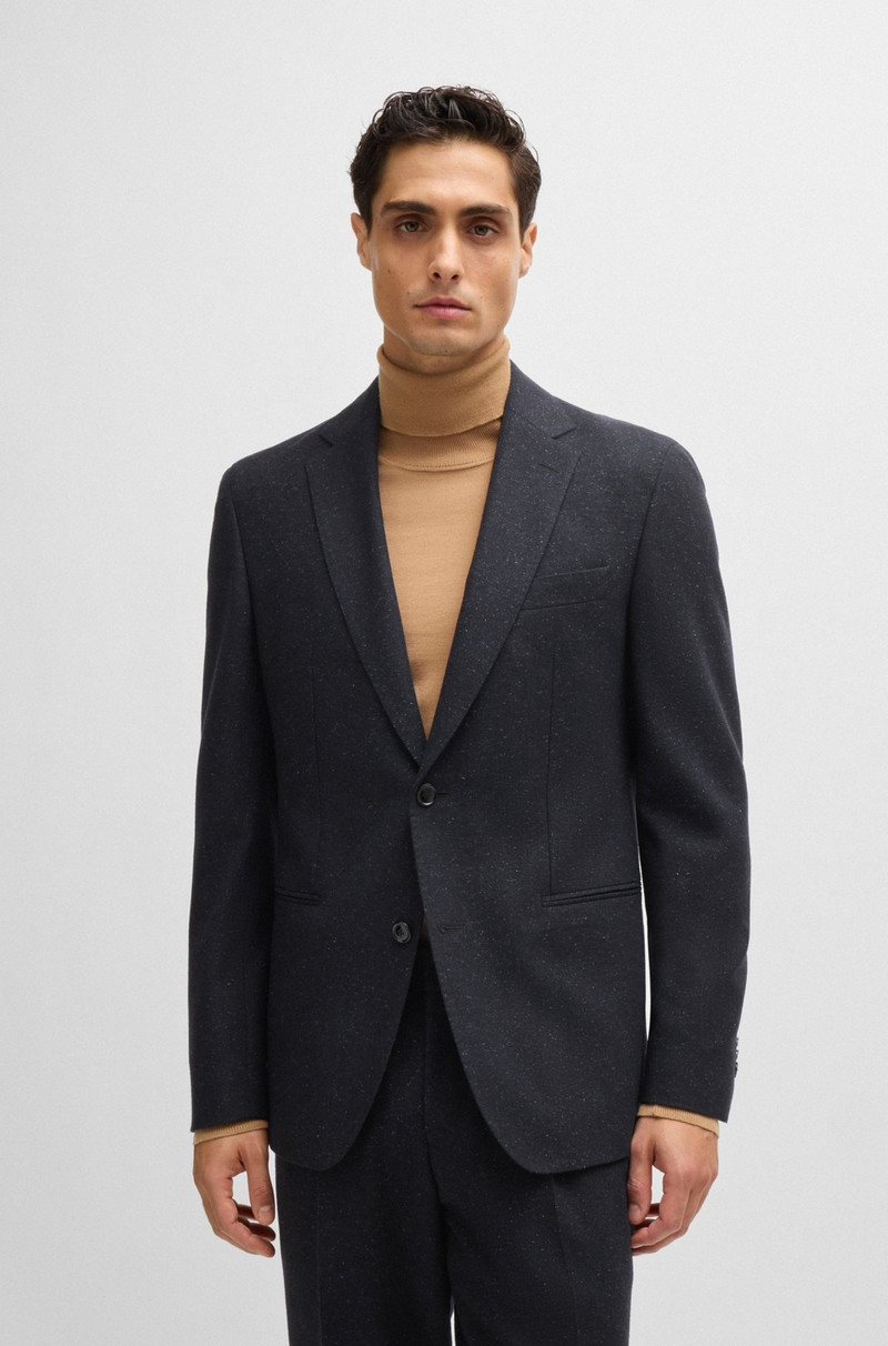 SLIM-FIT SUIT IN A MICRO-PATTERNED WOOL BLEND 2