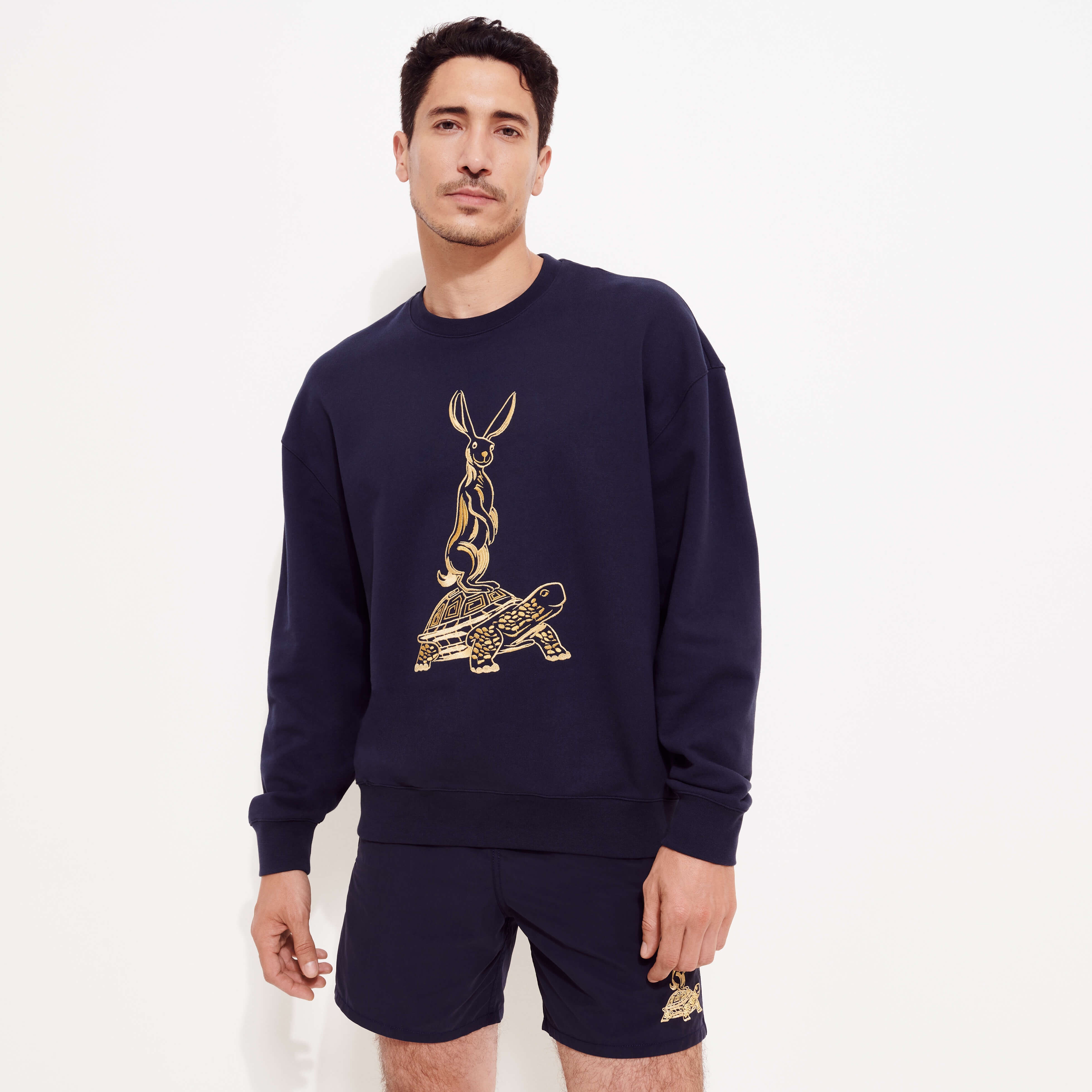 Men Cotton Sweatshirt The year of the Rabbit - 3
