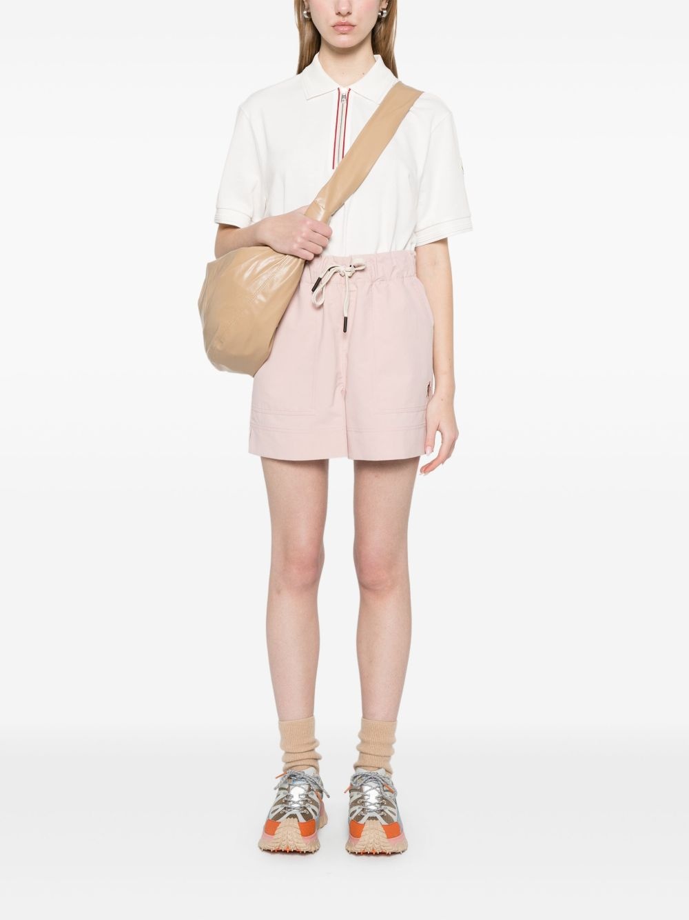 logo-embroidered shorts - 2