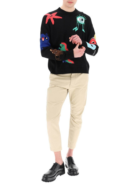 DSQUARED2 CARTOON COTTON SWEATER outlook