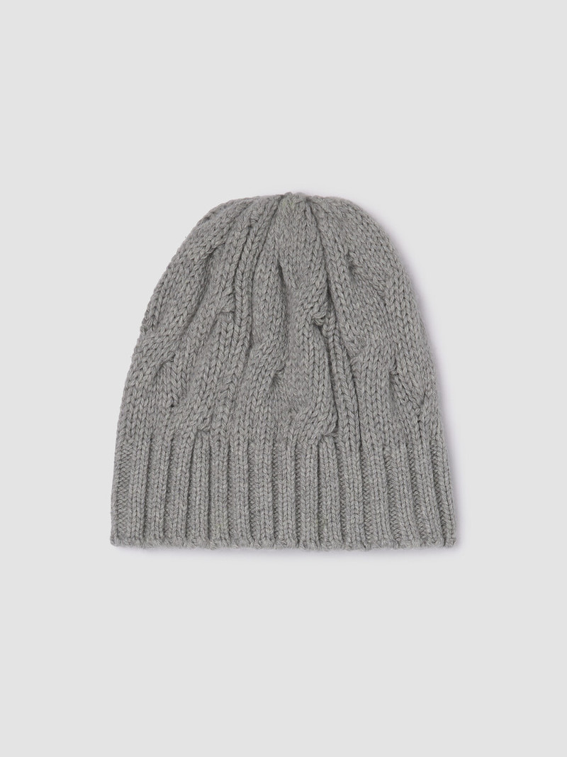 Cotton and Recycled Cashmere Hat 1