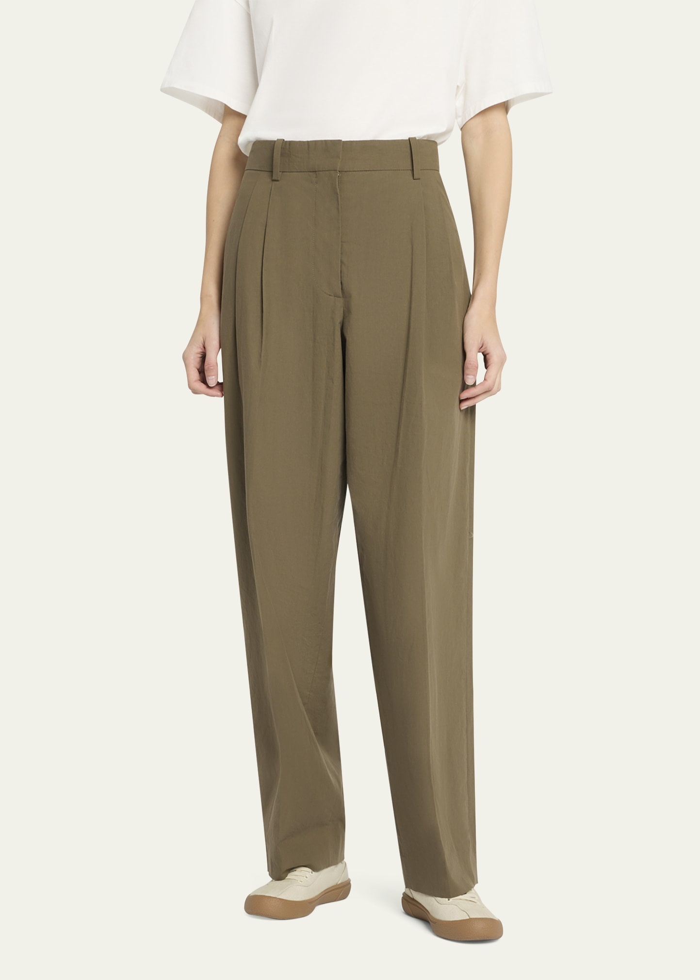 Lilas Pleated Tapered Pants - 4