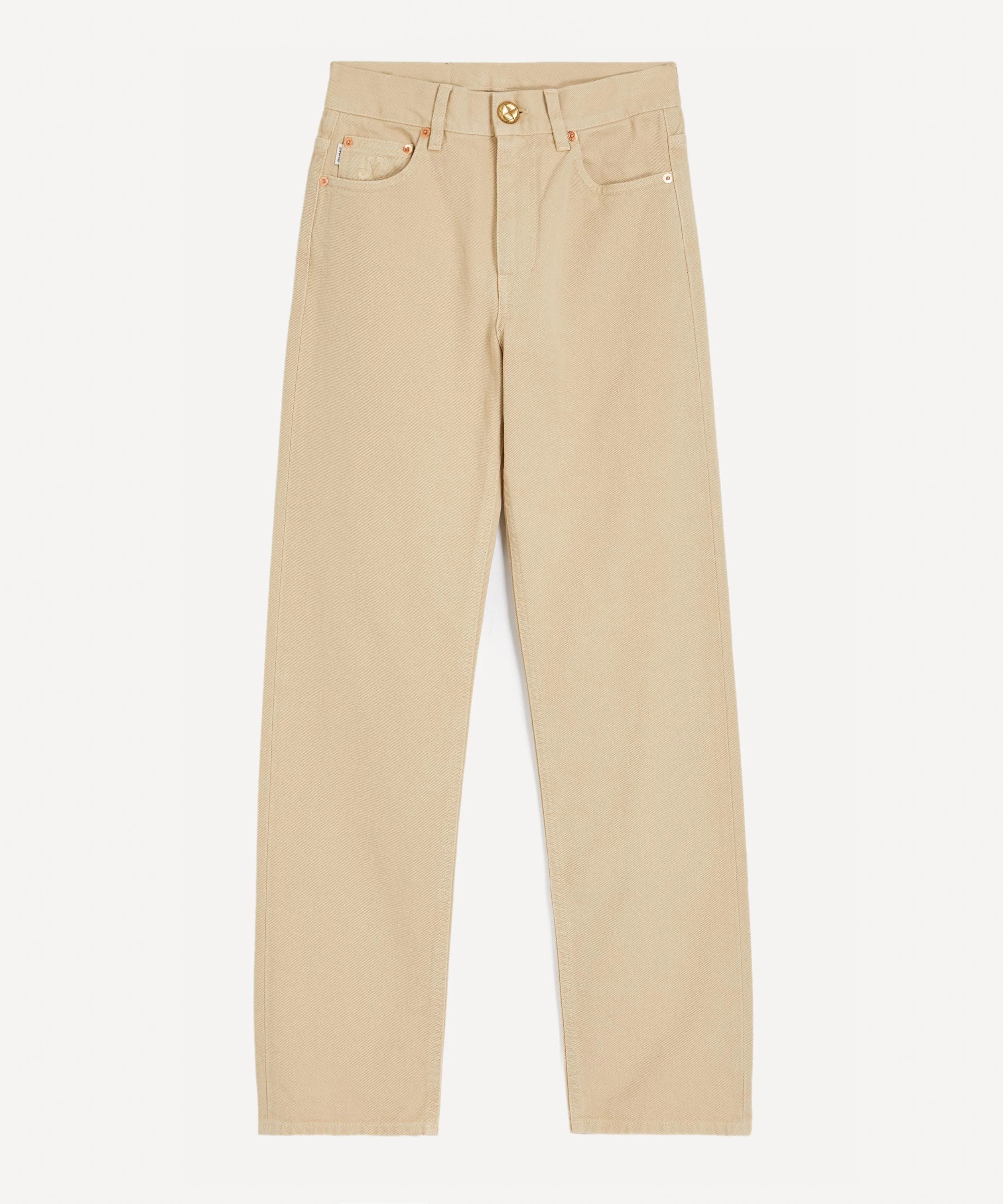 Nariida Almond Java Relaxed Wide-Leg Jeans - 1